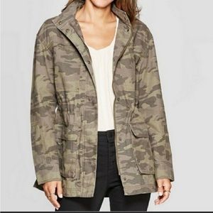 Universal Thread | Utility Jacket | Fatigue | Size Large